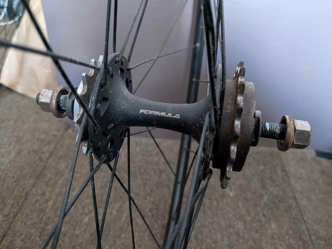 FORMULA ピストバイク用ホイール 前後セット　クリンチャー