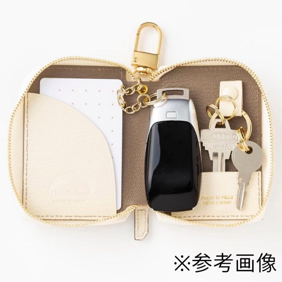 2293【新品 定価2.2万円】ラルコバレーノ★スマートWキーケース★鍵入れ★