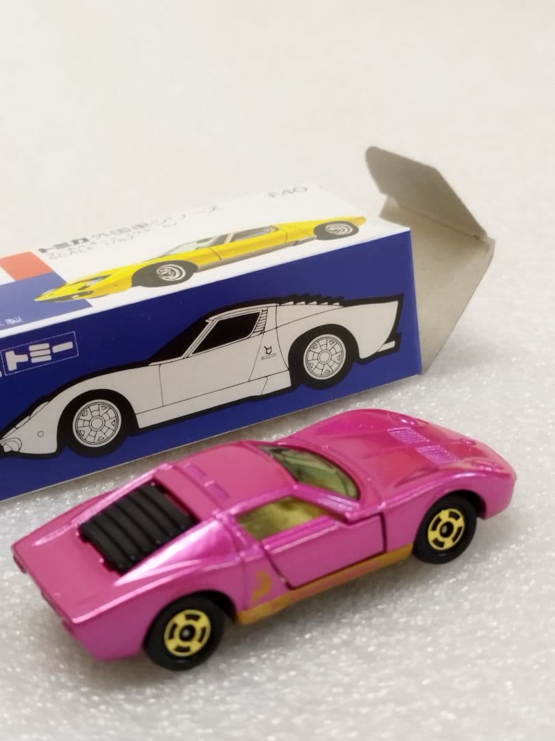 トミカ　日本製青箱　No40 ランボルギーニ　ミウラＳＶ