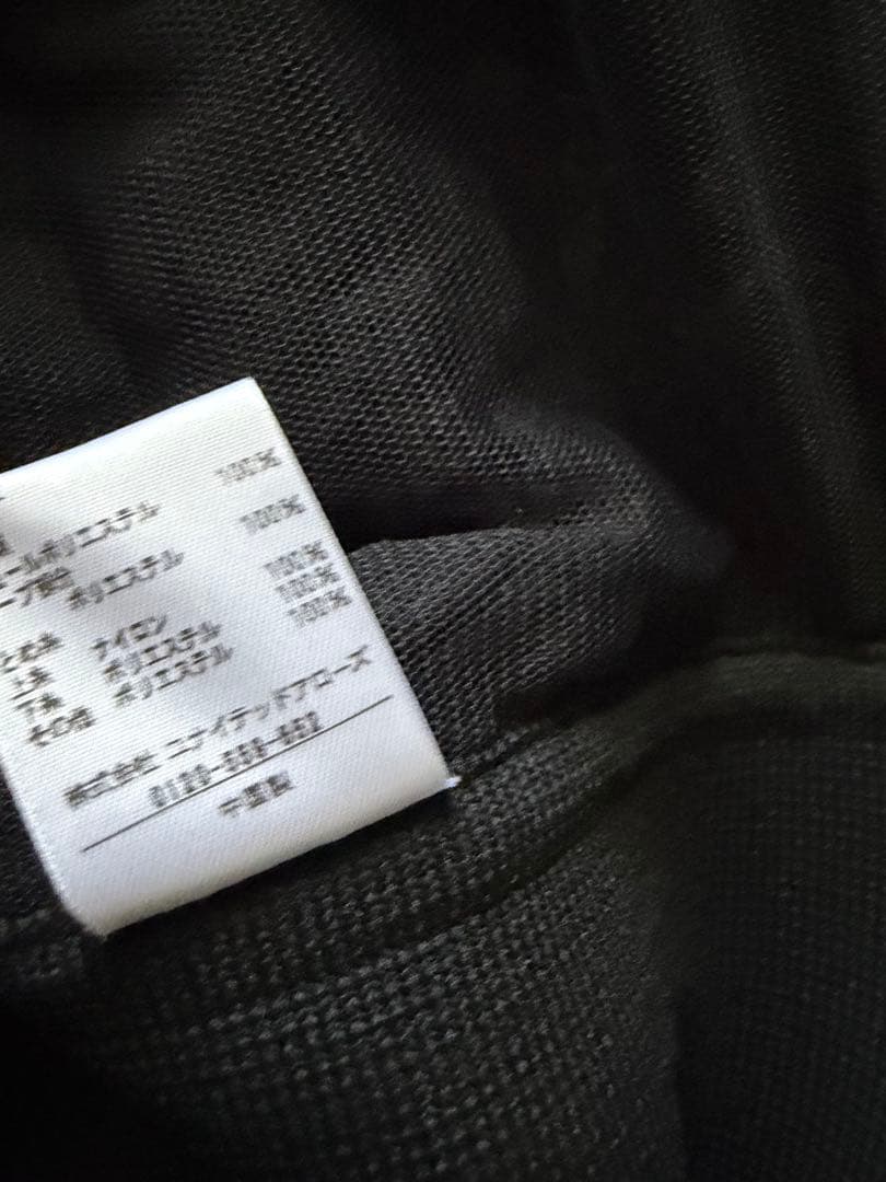 UNITEDARROWS フラワーチュールニットベスト黒ユナイテッドアローズ