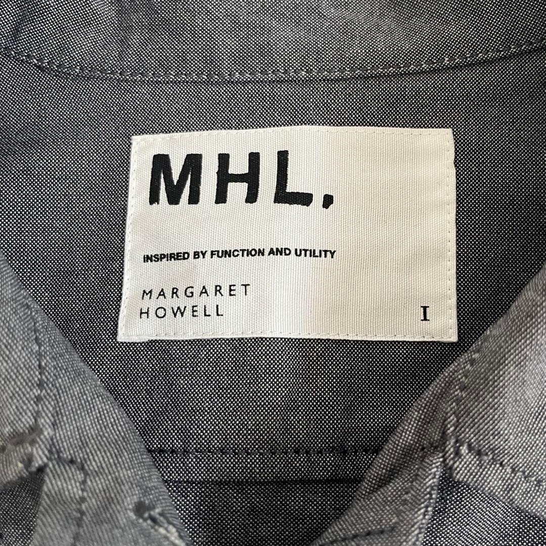 美品✨MHL. マーガレットハウエル シャツワンピース グレー コットン 日本製