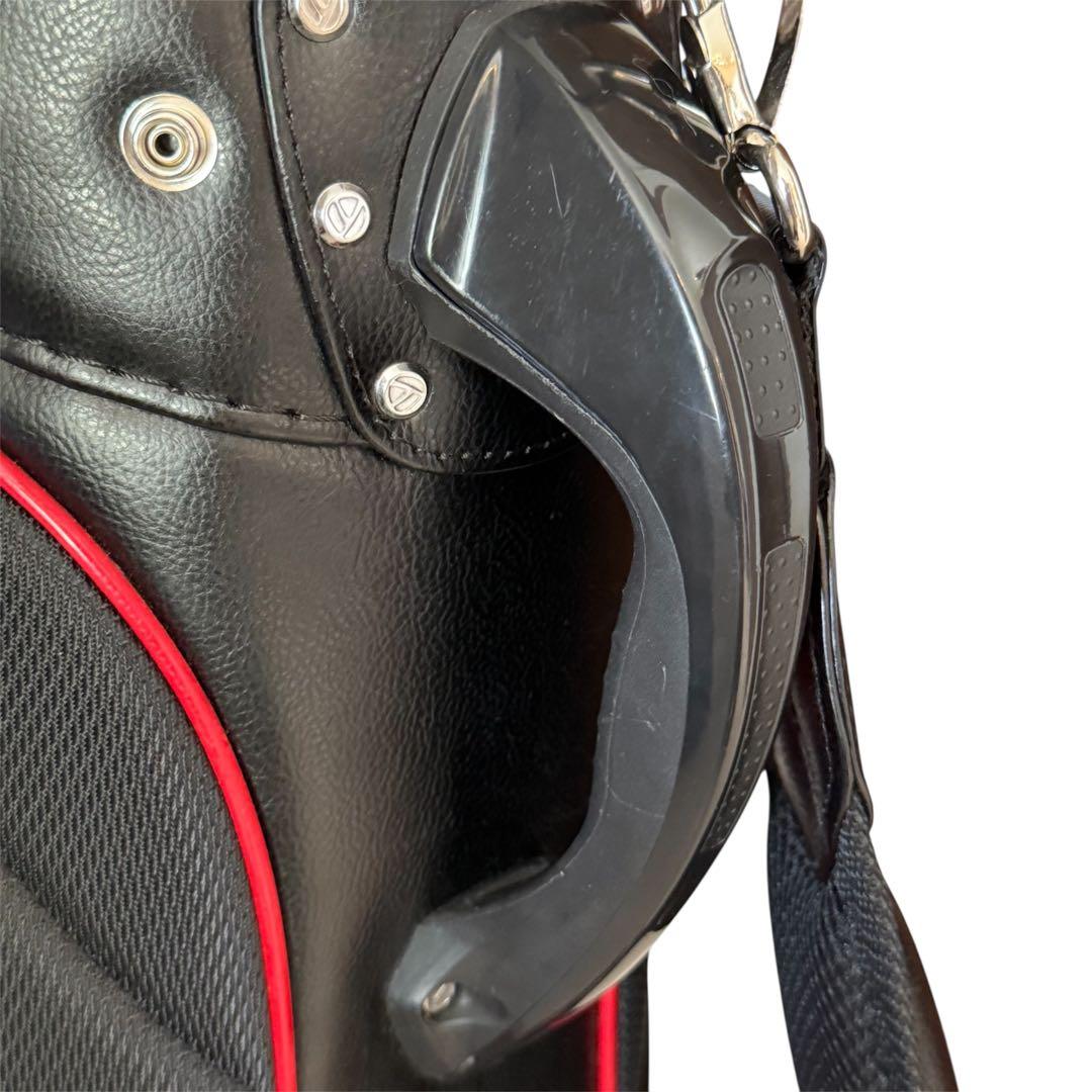 TaylorMade キャディバッグ SY202 ブラック レッドテーラーメイド