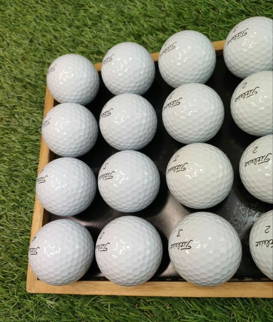 最新タイトリストPROV1　2025年モデル優良ロストボール20個。