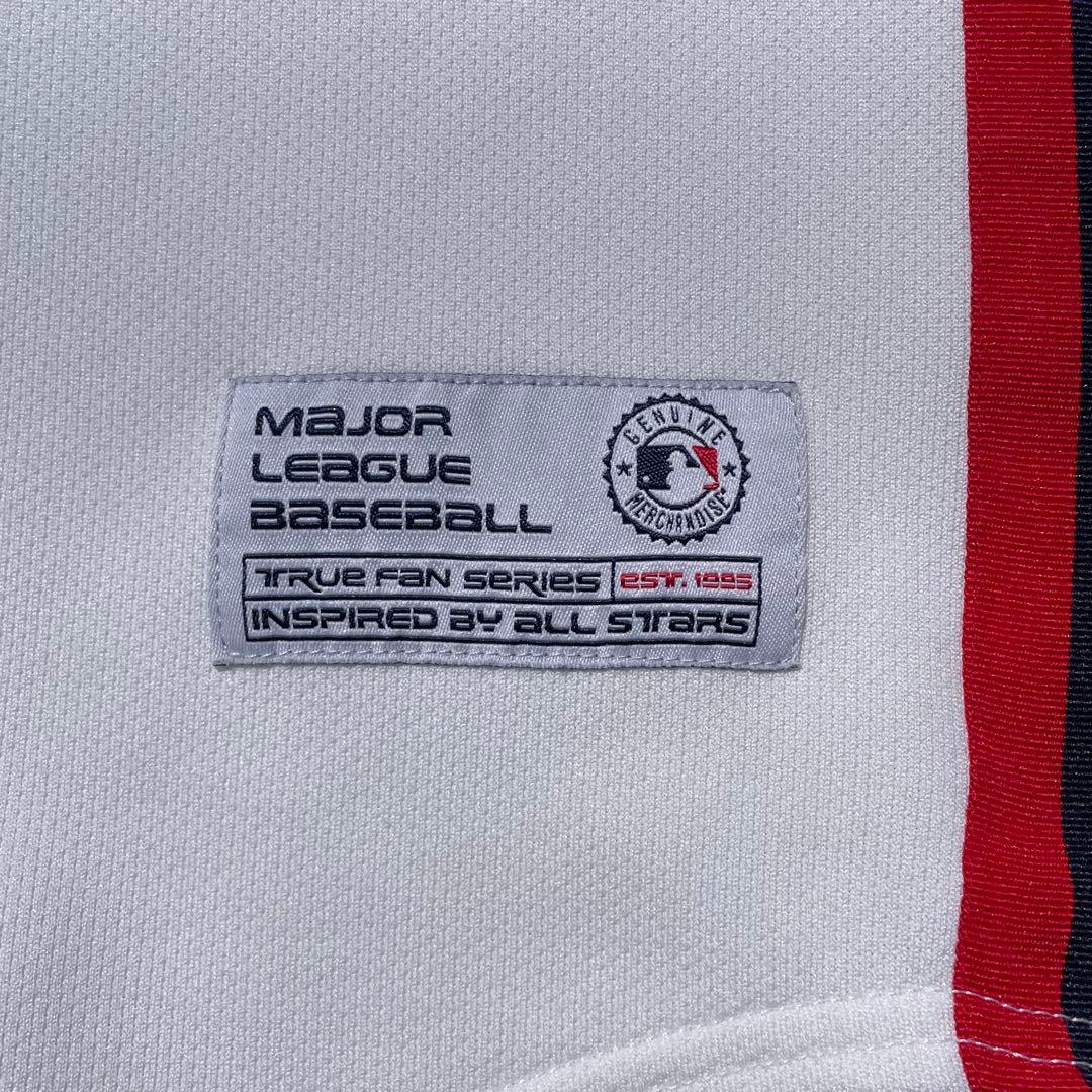 00's MLBオフィシャル クリーブランド インディアンス 古着ゲームジャージ