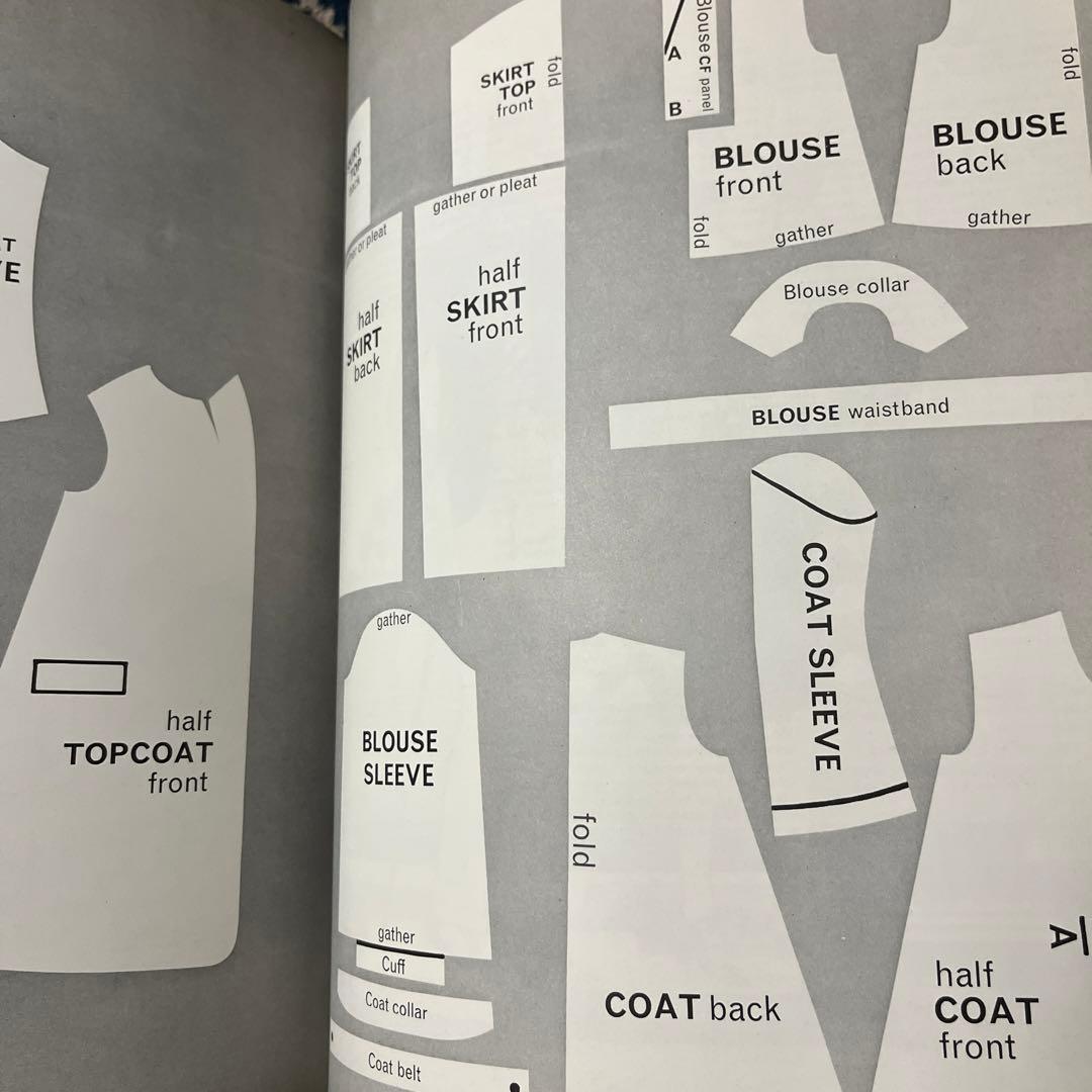 ビクトリアンファッション　パターンブック製図