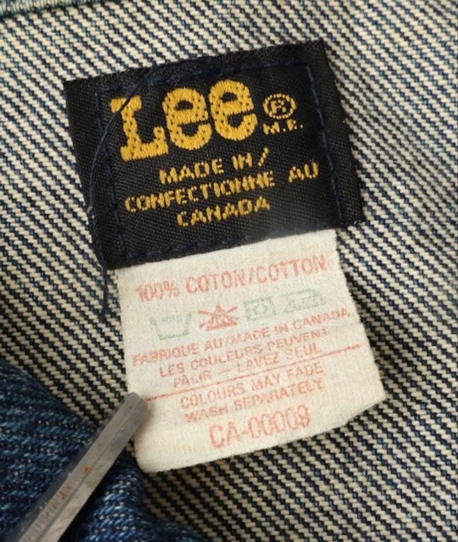カナダ製 Lee デニムジャケット 101J ヴィンテージ