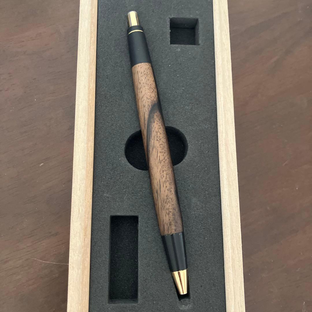 野原工芸 特上黒柿 旧型シャープペンシル ゴールド金具