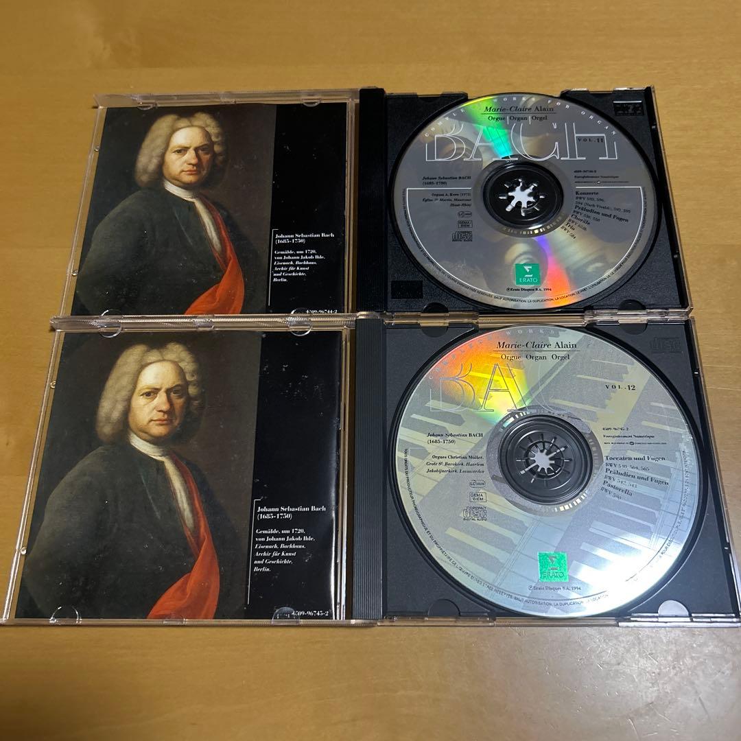 廃盤CDBOX　14CD　マリー・クレール・アラン　バッハ　オルガン作品全集