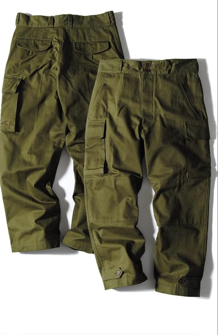 ヒューストン　M-47 カーゴパンツ　ミニタリーフランス軍