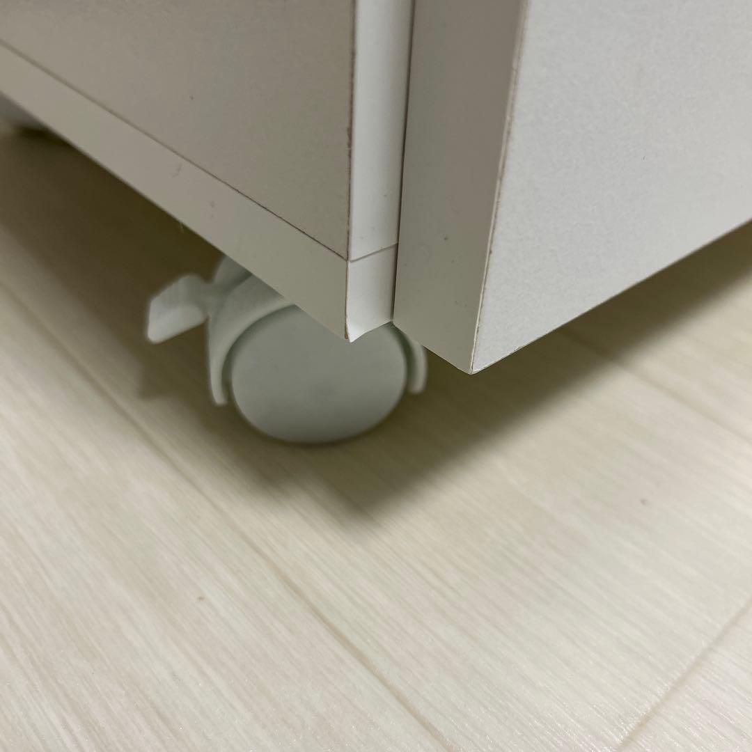 コンパクトドレッサー　組み立て済み　ホワイト