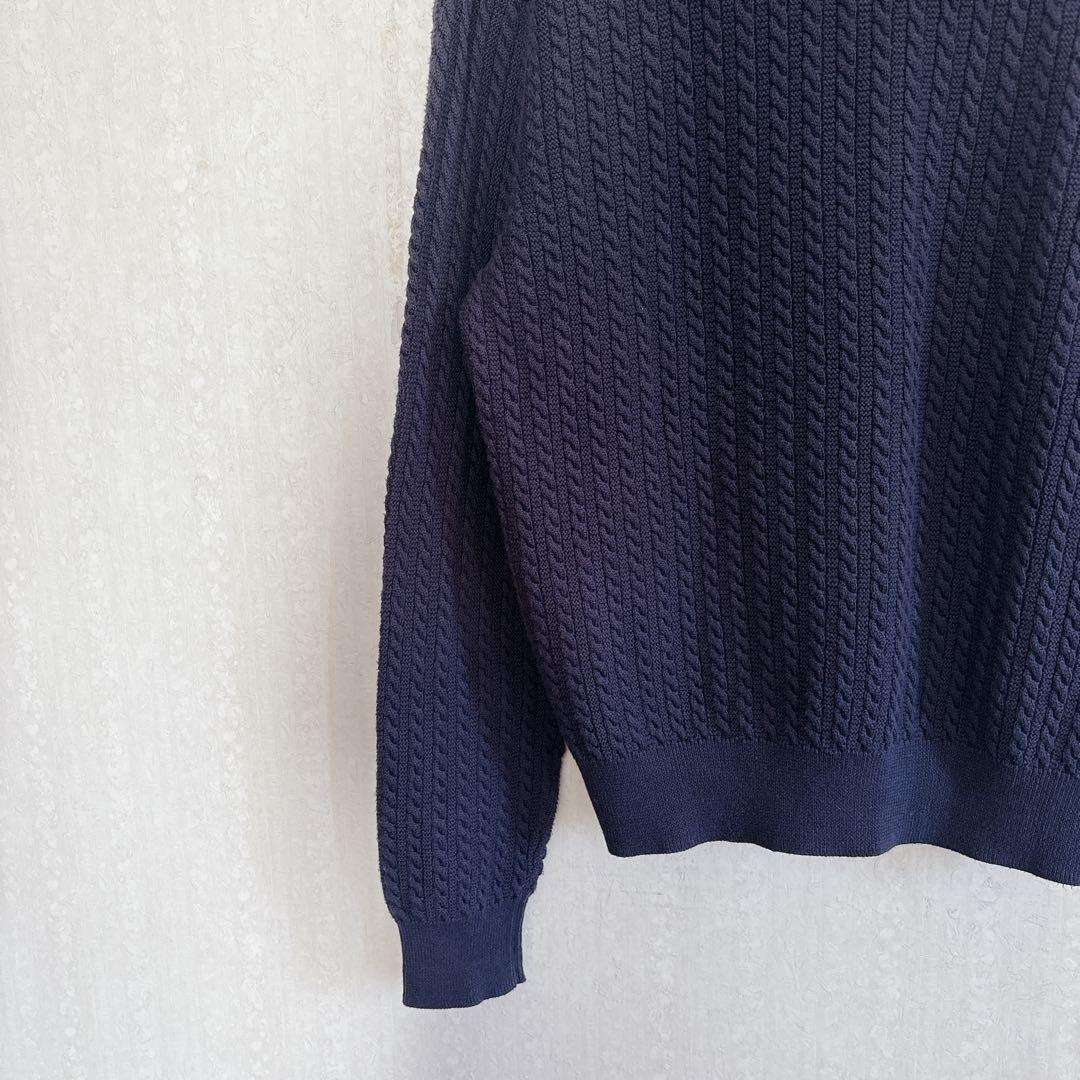 【美品】POLO GOLF RALPH LAUREN コットン ケーブルニット