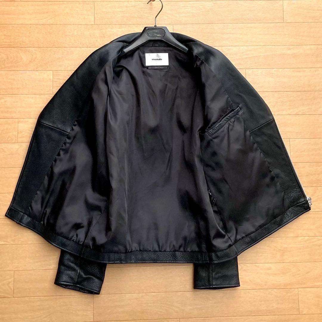 XL vivastudio ライダース ジャケット レザージャケット カーフ