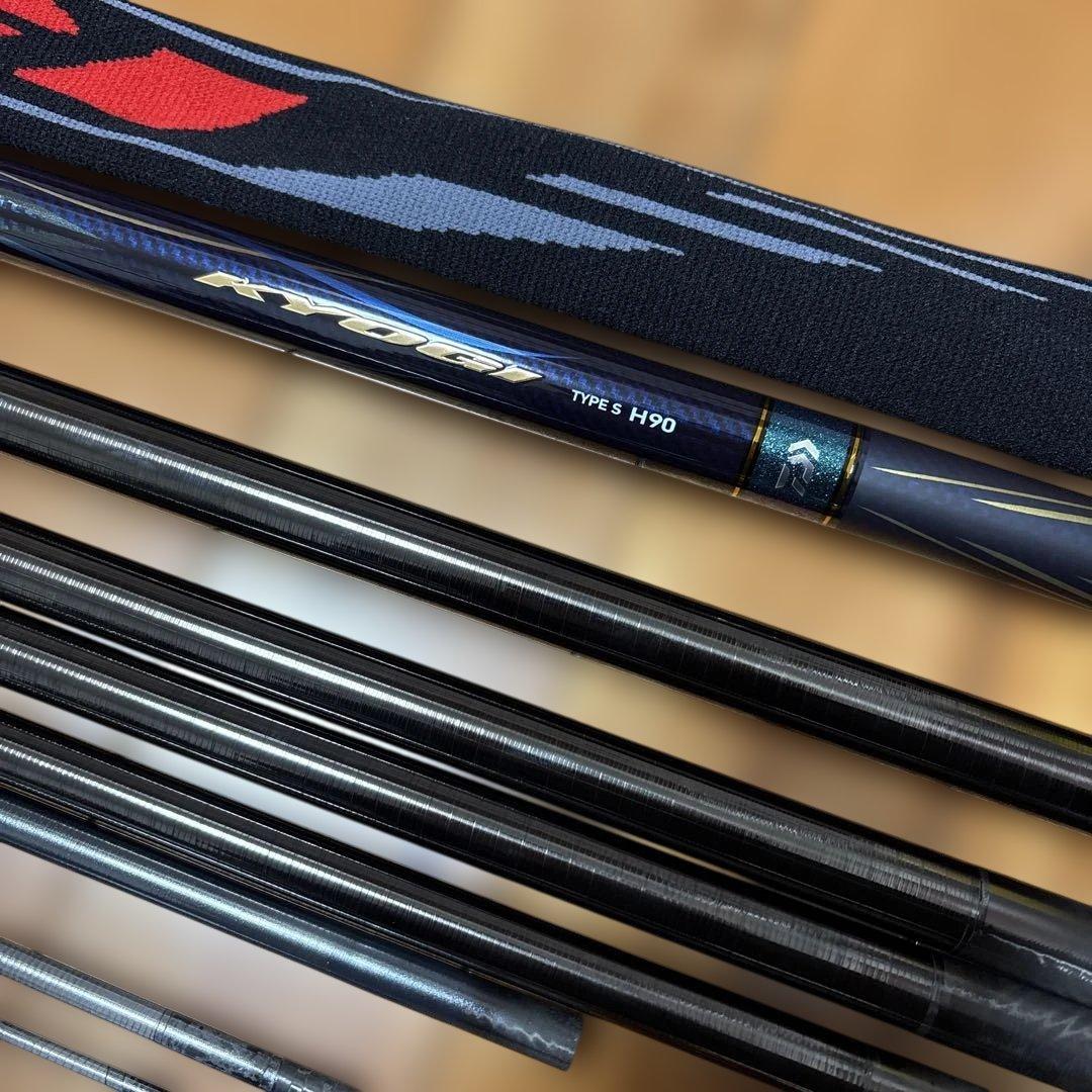 未使用ダイワDaiwa 銀影競技 タイプS　H90・メーカー価格￥286.000