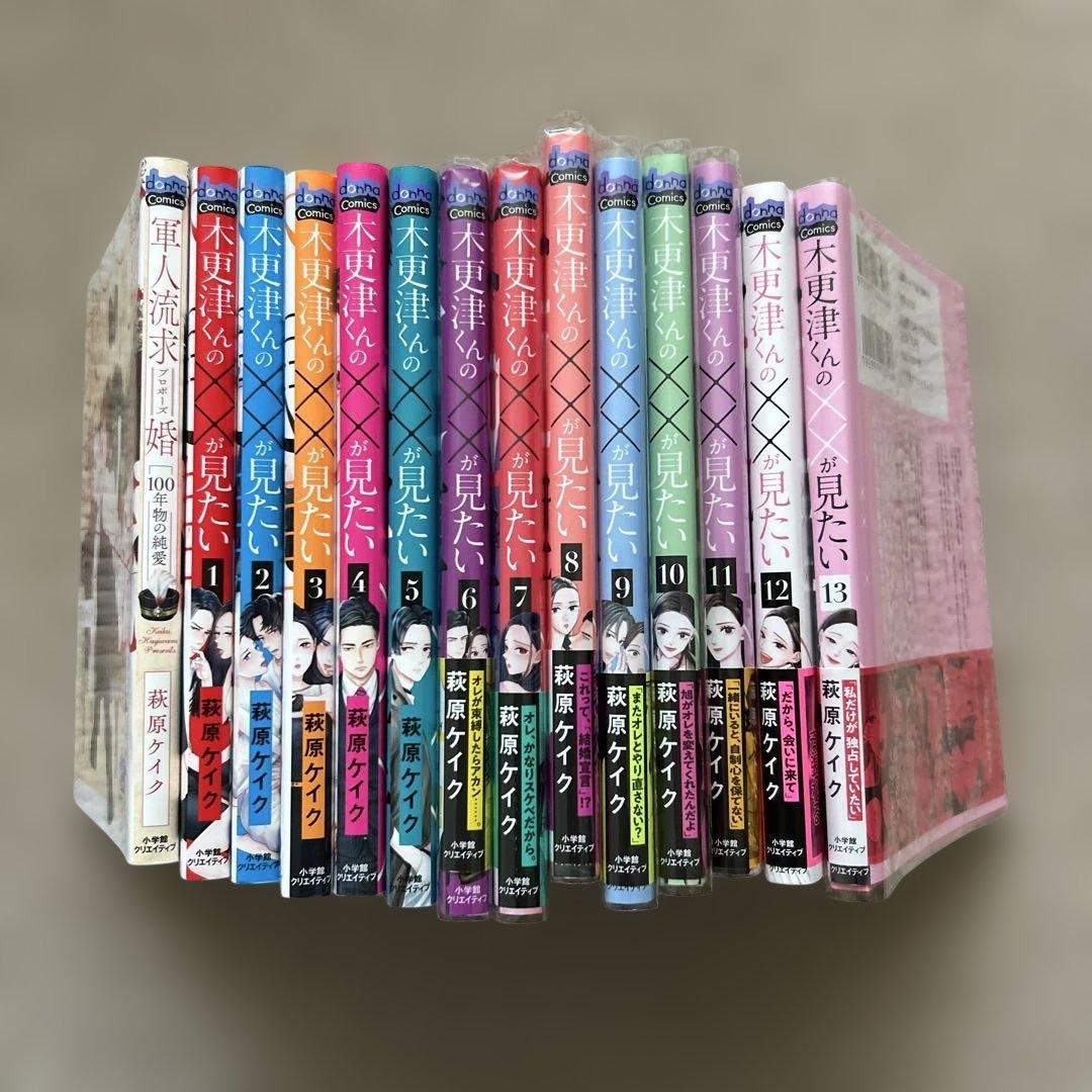 木更津くんの××が見たい 1〜13巻　軍人流求婚　14冊セット