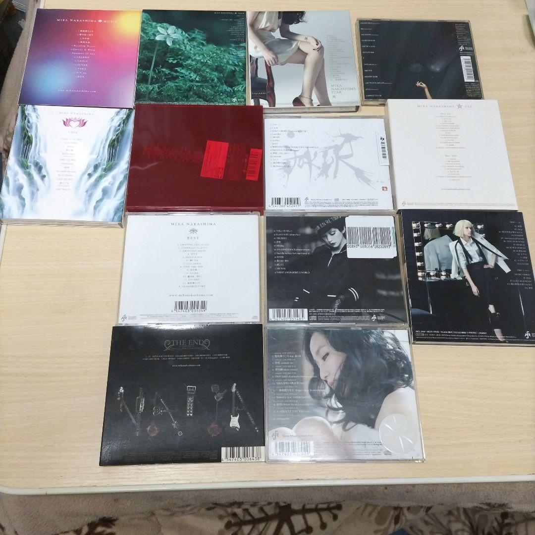 【オークション】中島美嘉　CDまとめ売り　アルバム　13枚
