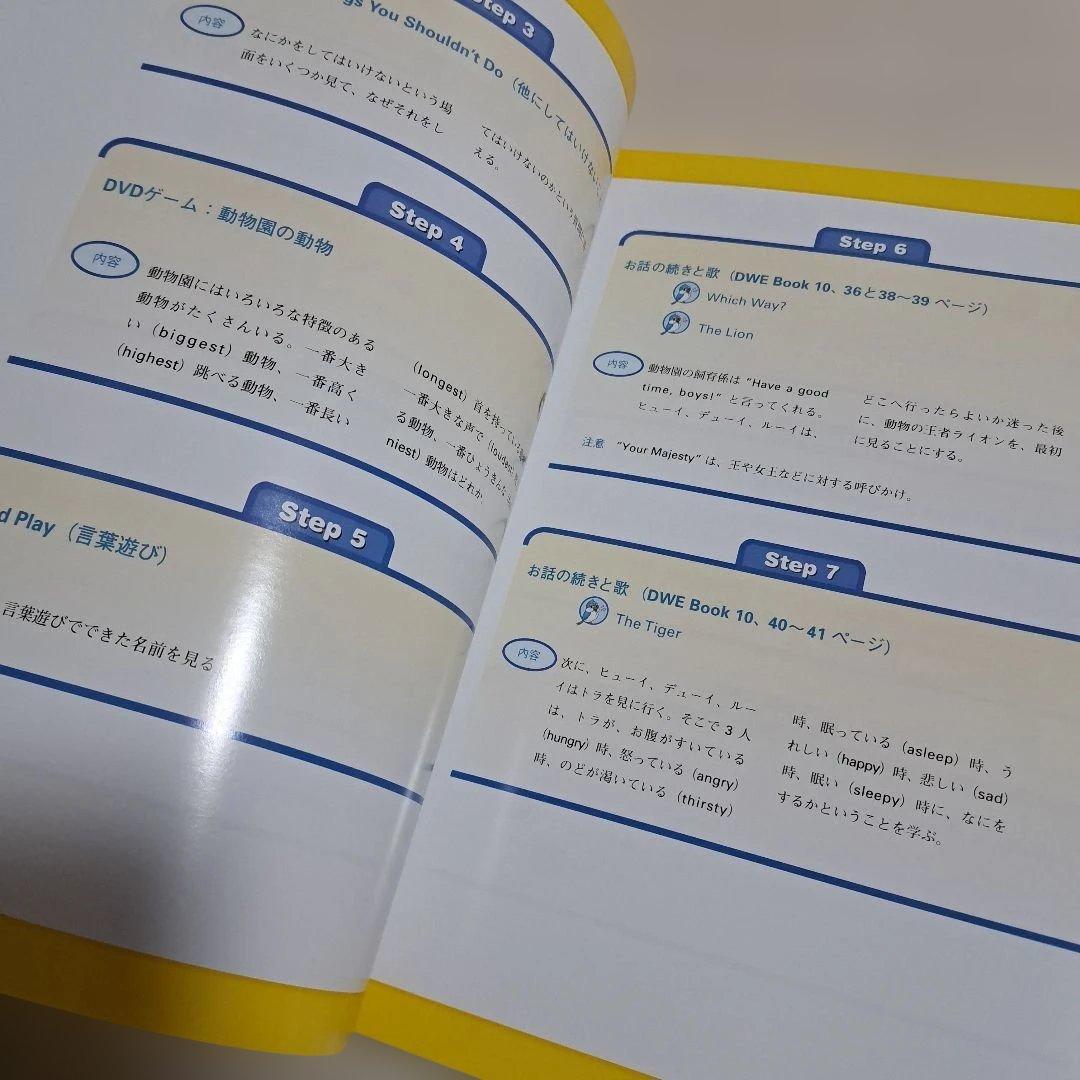 【未使用多め】 ディズニー英語システム　メイン教材　ステップバイステップ　DVD