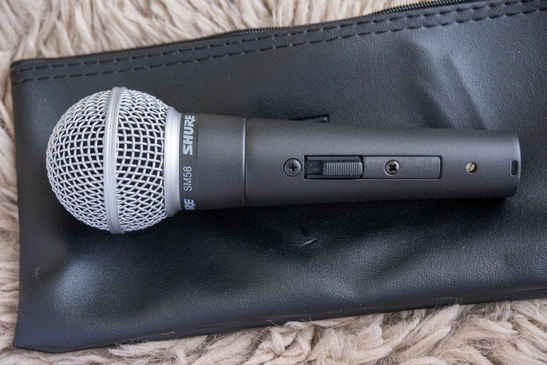 【未使用品】SHURE SM58 ダイナミックマイク セット