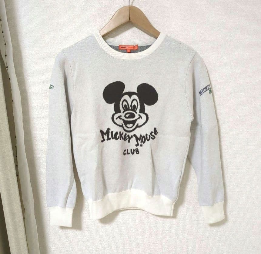 ★美品★BEAMS　GOLF　ディズニーニット　サイズ　M
