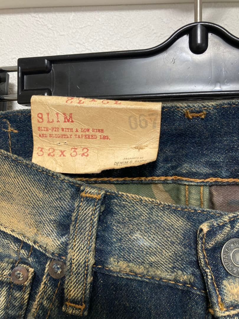 新品 DENIM & SUPPLY スリムフィットデニム W32×L32