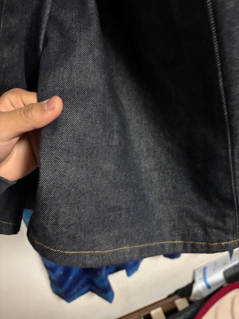 noremidダークデニム ワイドレッグパンツ