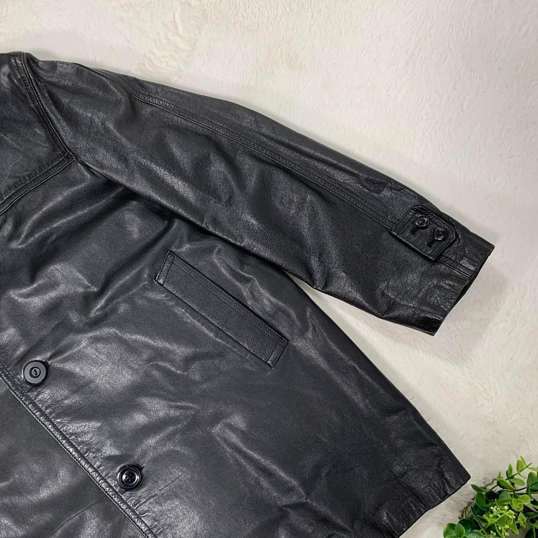 [THREE LEATHER][ヴィンテージ] [牛革]レザージャケット 高級