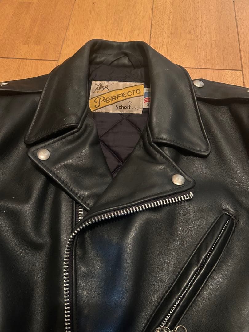 ショット　ワンスター　613 やや難あり　schott ダブルライダース