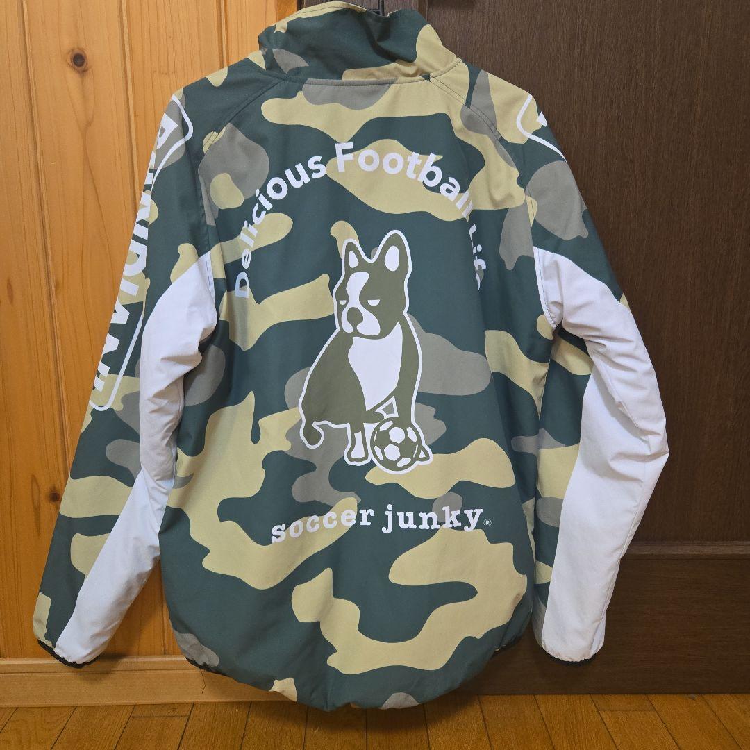 soccerJunky サッカージャンキー 中綿入りジャケット カモフラ防寒着
