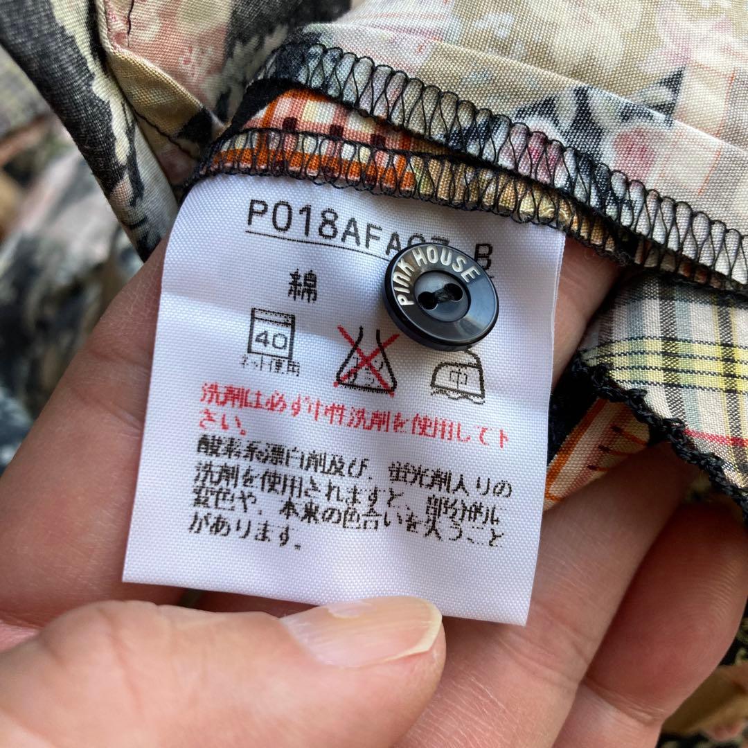 【ほぼ未使用】ピンクハウス　パッチワーク　ワンピース　ローズ