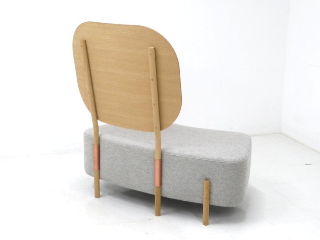 展示品　カリモク　ドラドラ　北欧　オーク材　ソファ ラウンジチェア　カフェ　北欧