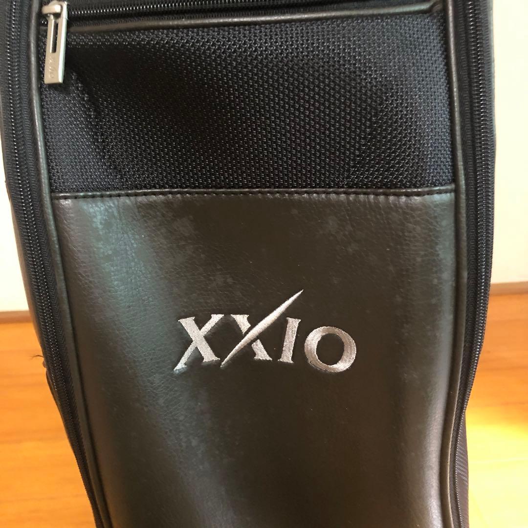 ゼクシオ XXIO キャディバッグ ブラック ダークブラウン フード付き