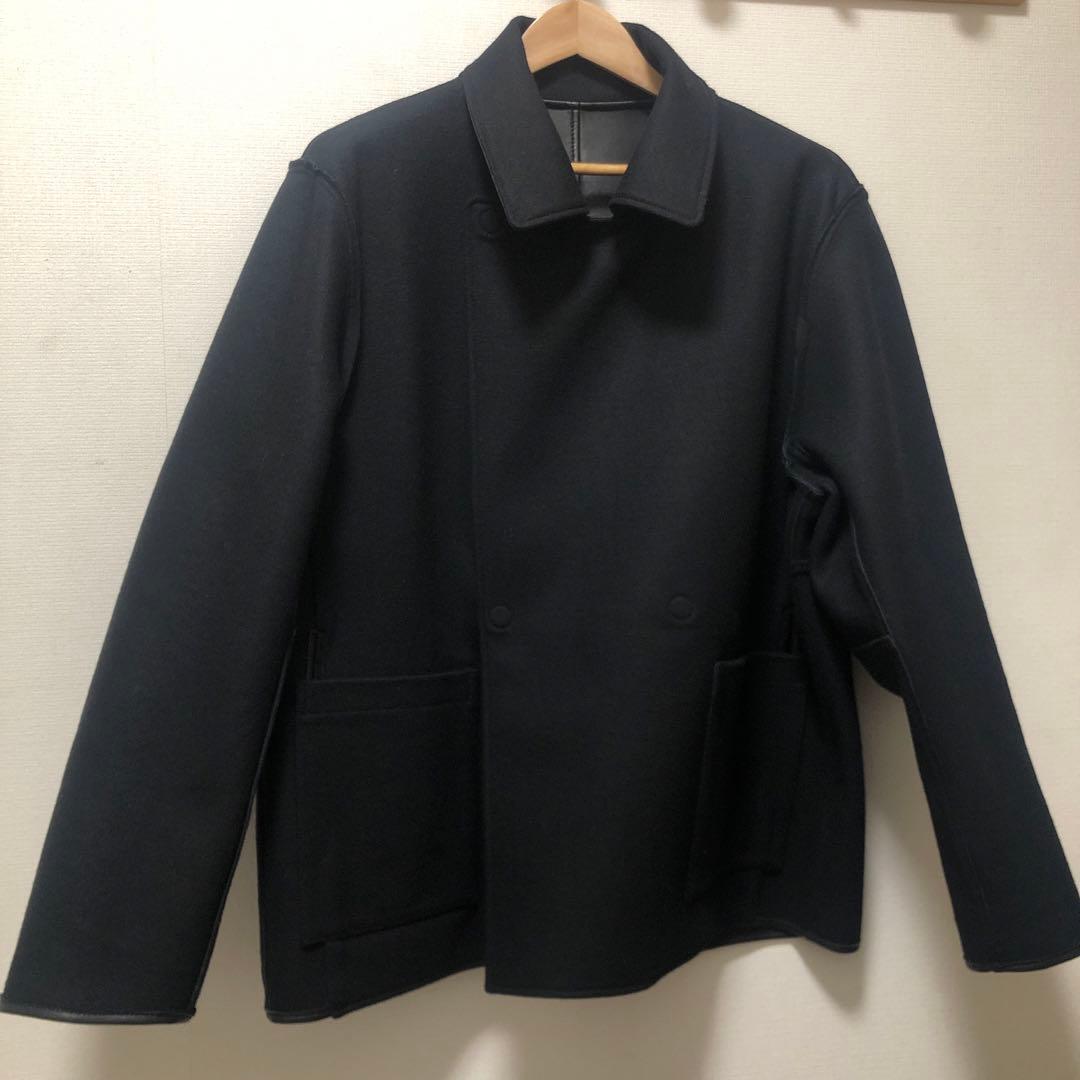 ジャケット・アウター ssstein 24aw BONDED LEATHER SHORT JAKET