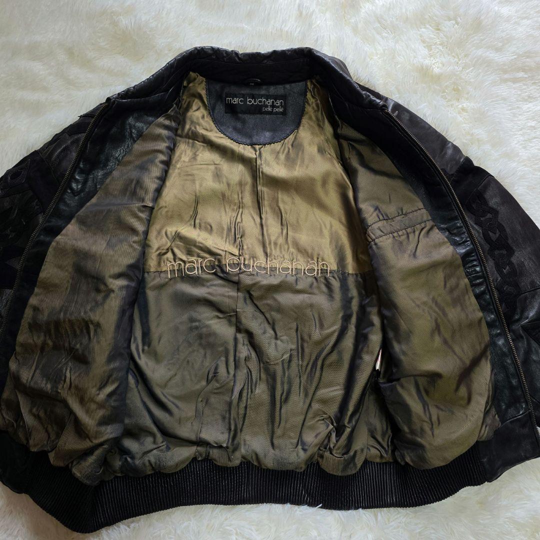 希少 Pelle Pelle チェーンリンクレザージャケット 38 M～L
