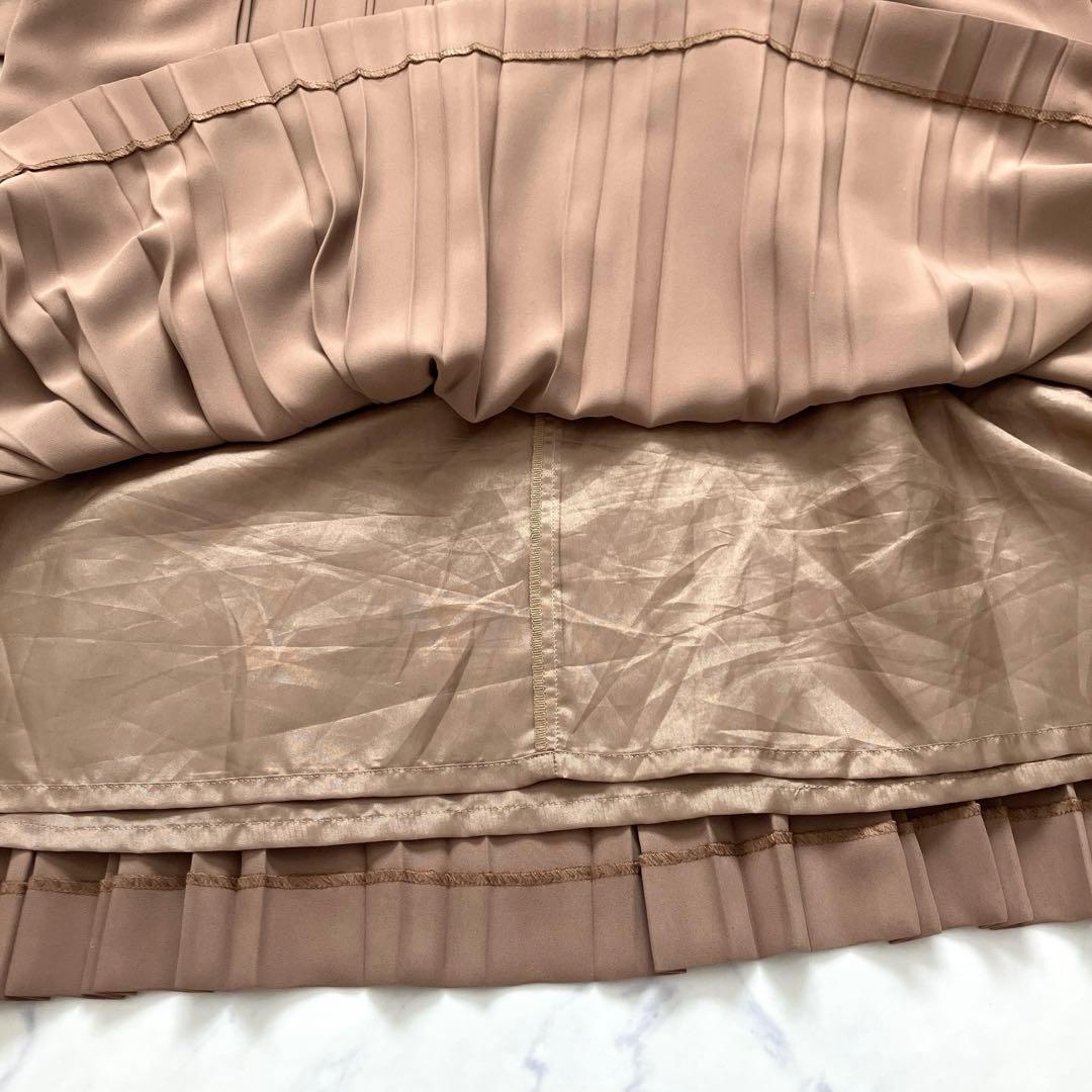 定価5.6万円✨ HIROKO BIS 【洗える】タイルプリーツワンピース
