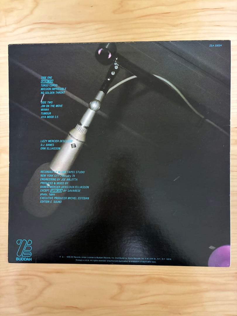 【LP】Lizzy Mercier Descloux / Press Color