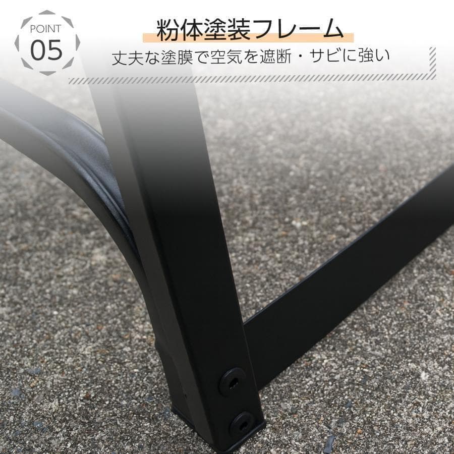 薪ラック スチール製 薪ストッカー 薪置き棚 幅200cm 耐荷重1200kg