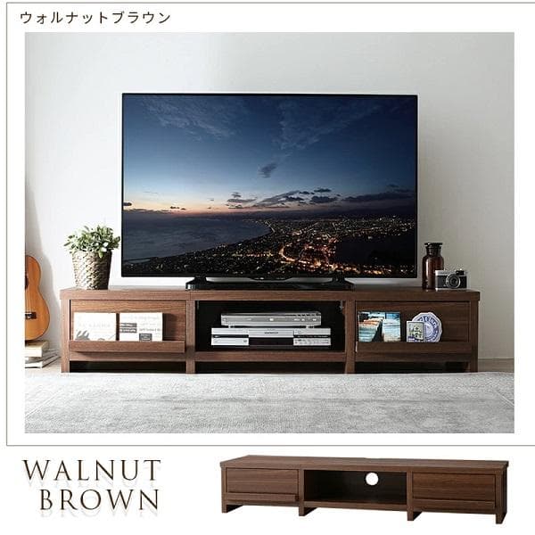 幅180 ローボード テレビボード 65インチ 木製 北欧 リビング 高さ30