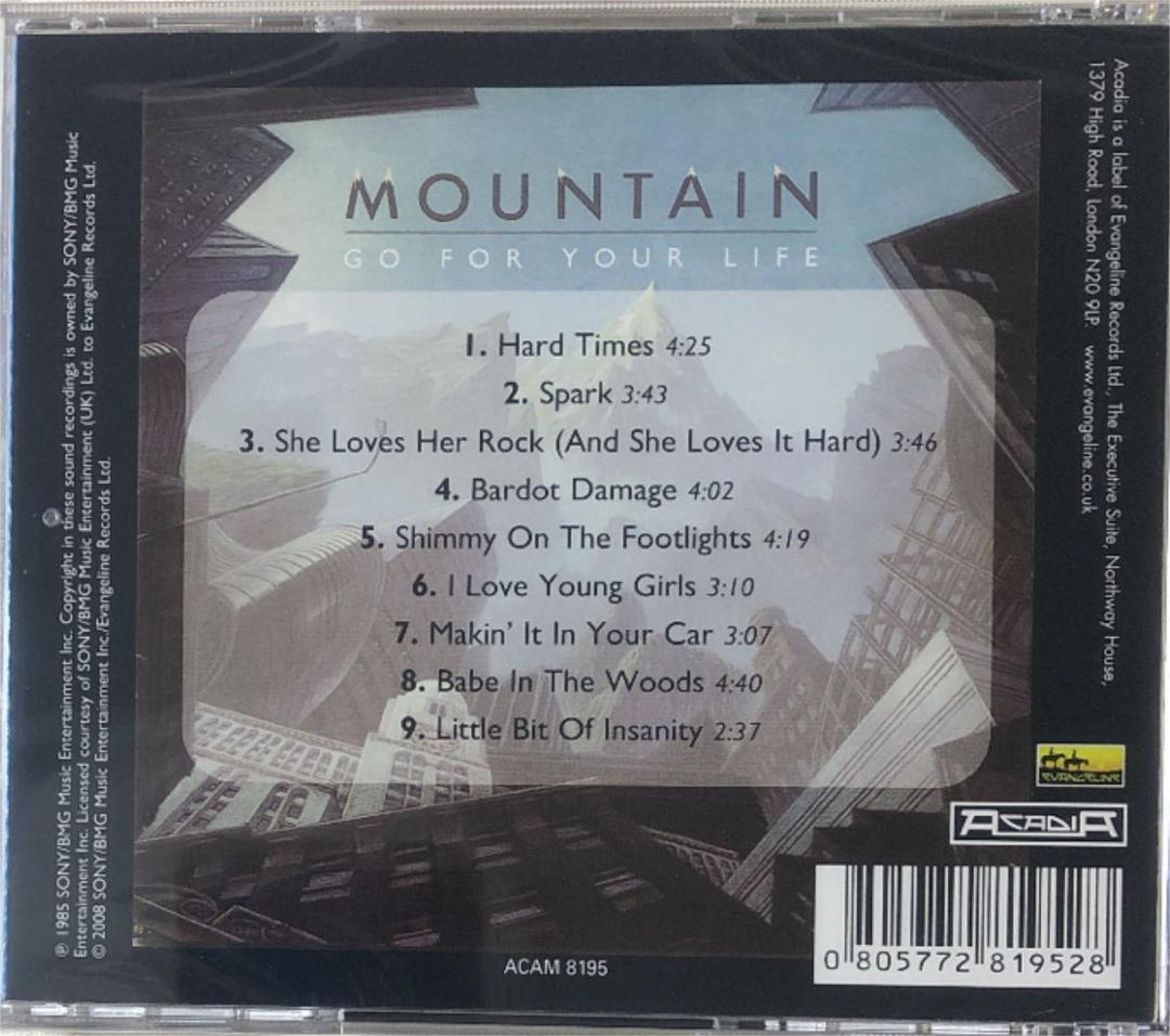 Mountain/ マウンテン/ Go For Your Life/ 1985年