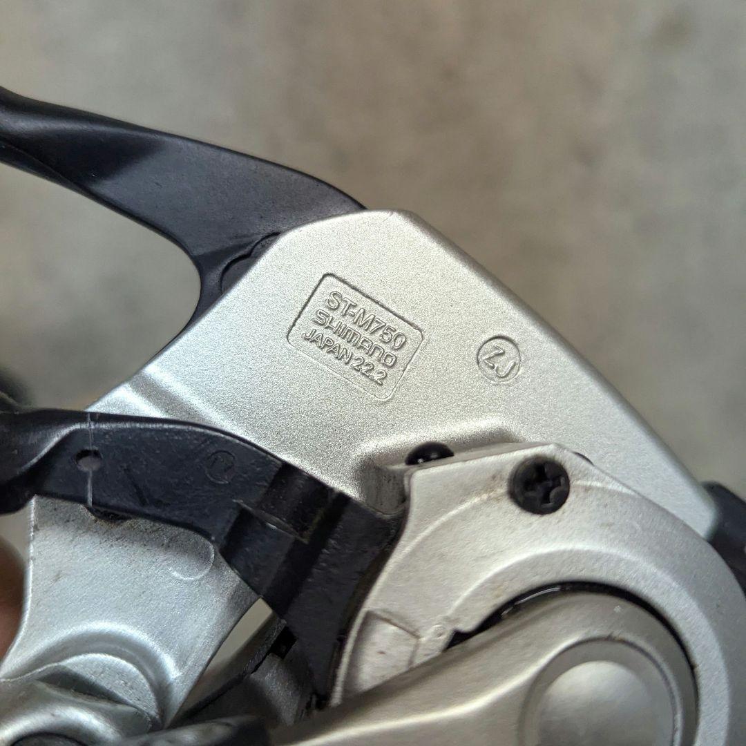 shimano DEORE XT シフターブレーキレバー 3×9 ST-M750