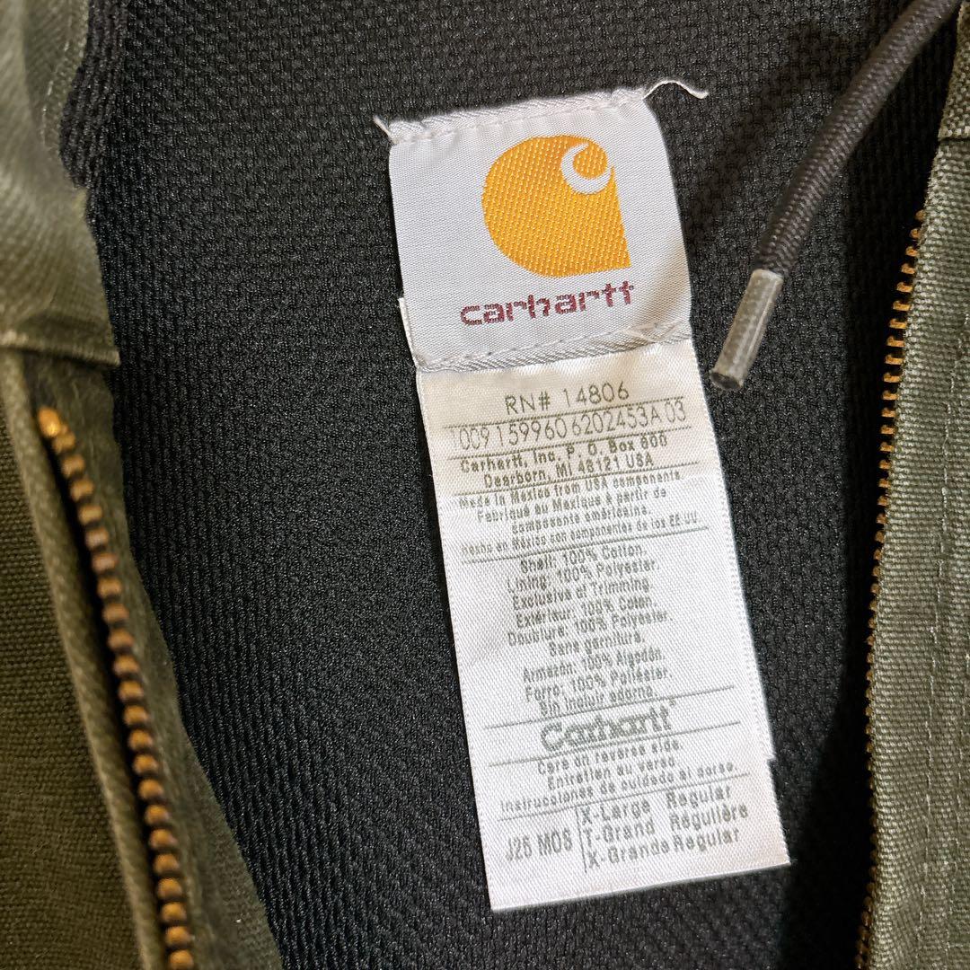 Carhartt カーハート アクティブ ジャケット モスグリーンX L