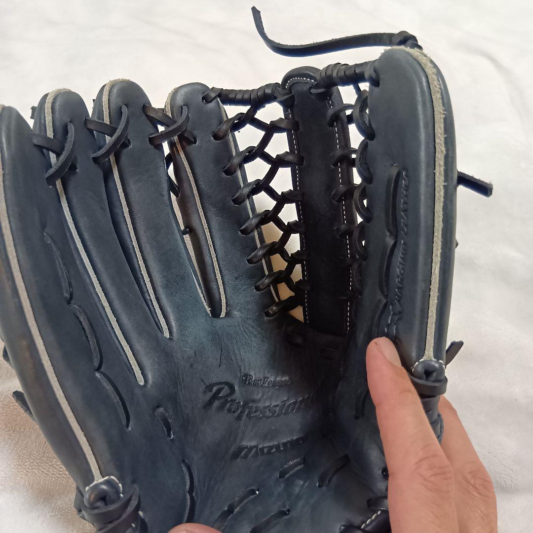 【極美品・イチローモデル】ミズノ 一般軟式グローブ ビューリーグ 外野手用