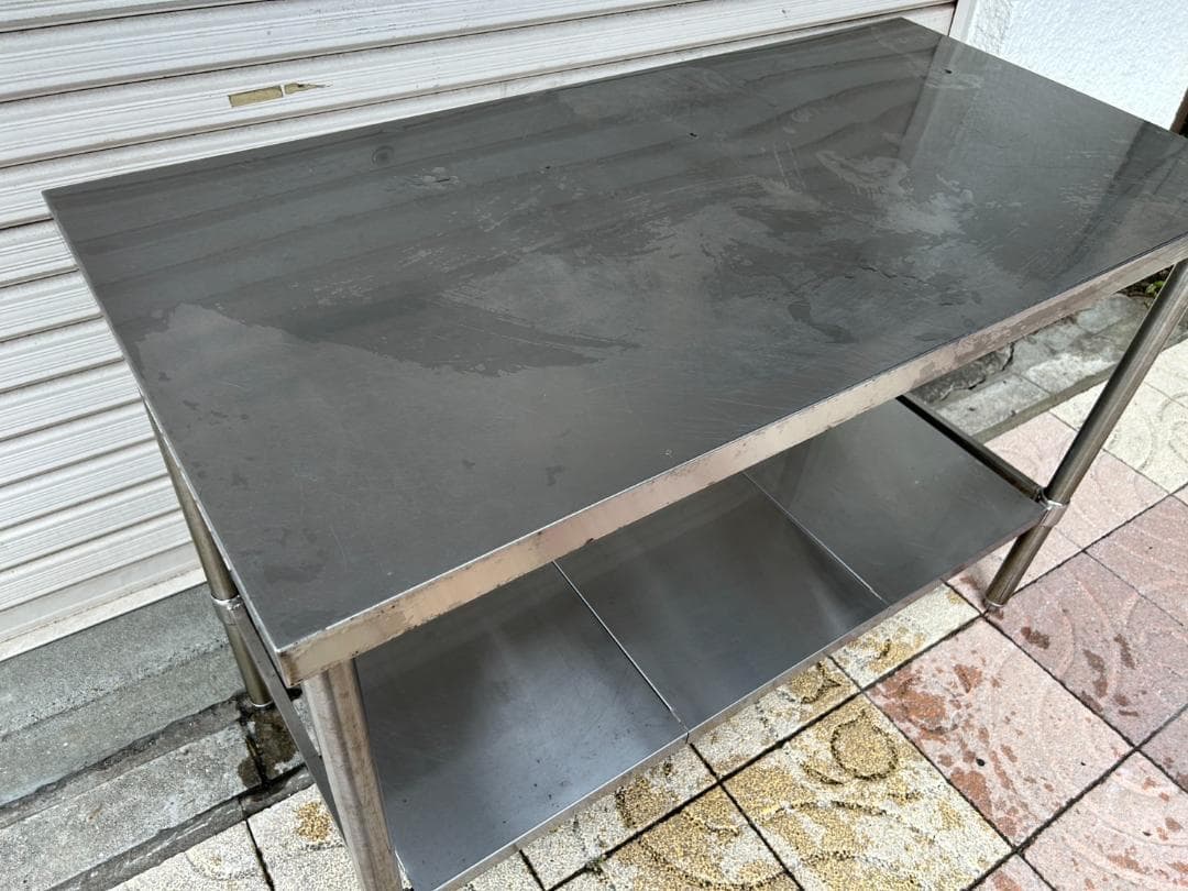 2【中古】作業台/ステンレス作業台 厨房 居酒屋 料理 キッチン