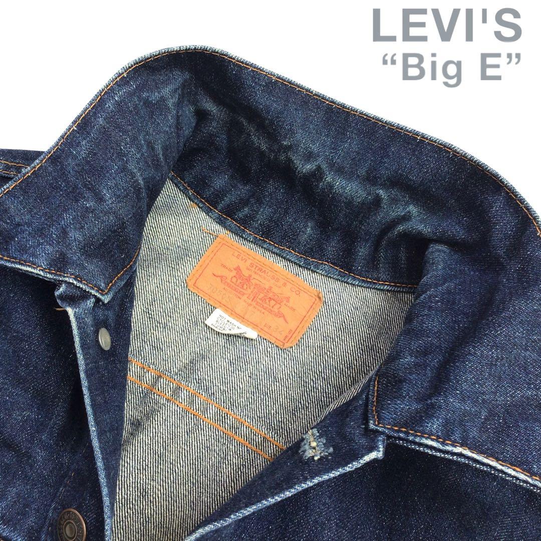 【真っ紺】70s LEVI'S 70505-0217 BIG E 34 西口修平