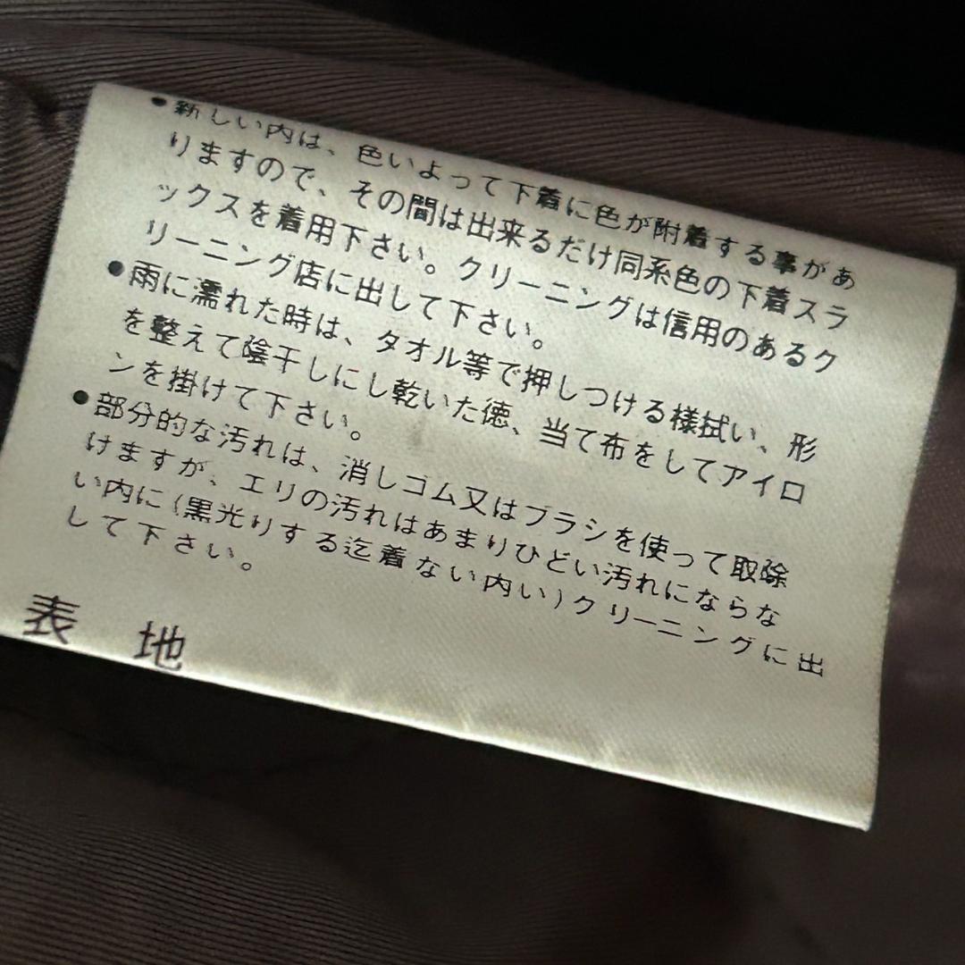 極上 肉厚 イタリアンレザー カーコート 茶色 本革 ジャケット 肩パッドなし