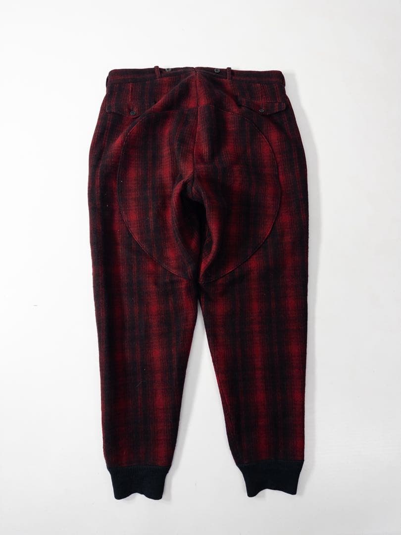 50s WoolRich ハンティングパンツ オンブレ シャドーチェック ウール