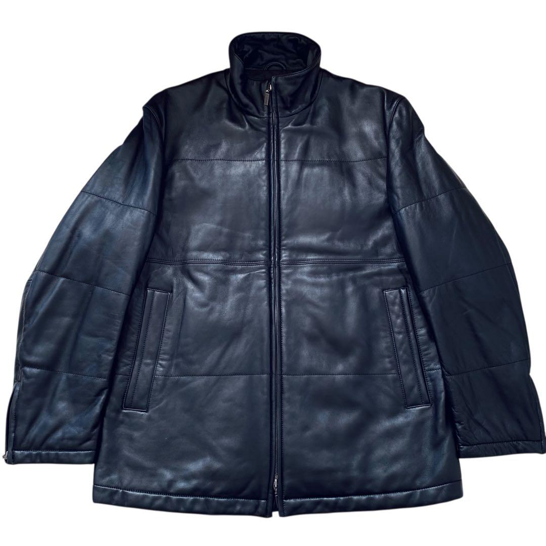 DURBAN ダーバン【美品】ラムレザー ジャケット ブルゾン M