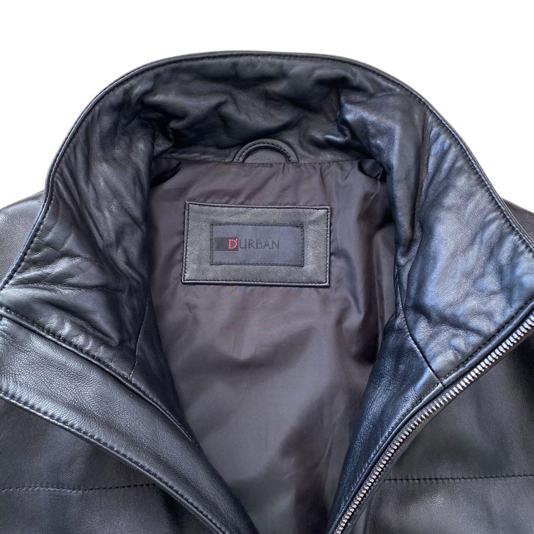 DURBAN ダーバン【美品】ラムレザー ジャケット ブルゾン M