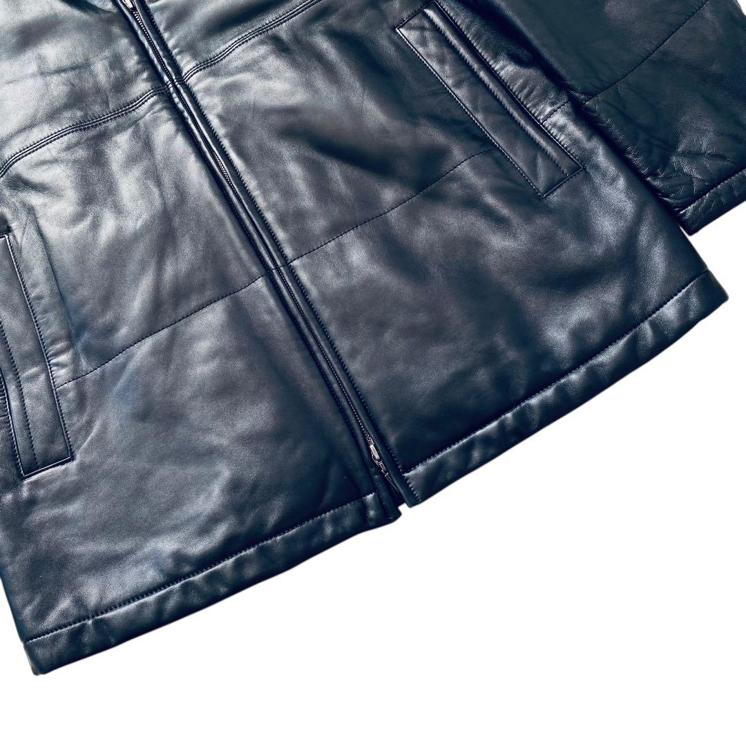 DURBAN ダーバン【美品】ラムレザー ジャケット ブルゾン M