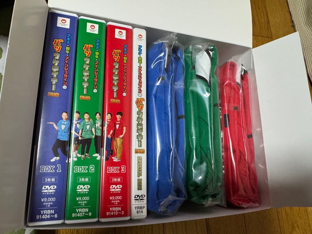 アキナ・和牛・アインシュタインのバツウケテイナーDVD PREMIUM BOX…