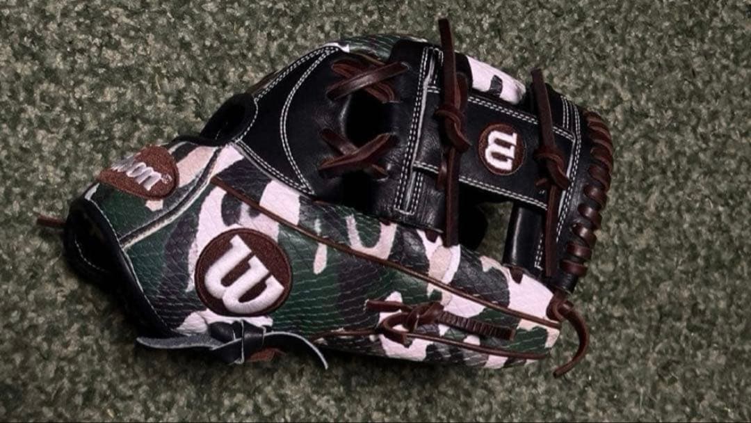 Wilson ウィルソン　軟式用　グローブ　グラブ　ワナビーヒーロー　カモ柄