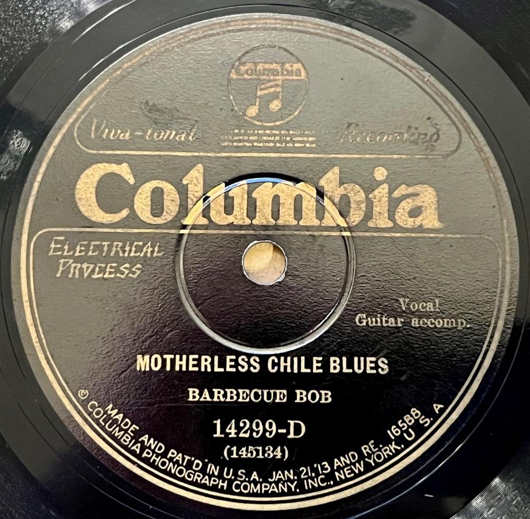 BARBECUE BOB 78rpm Thinkin’ Funny Blues
